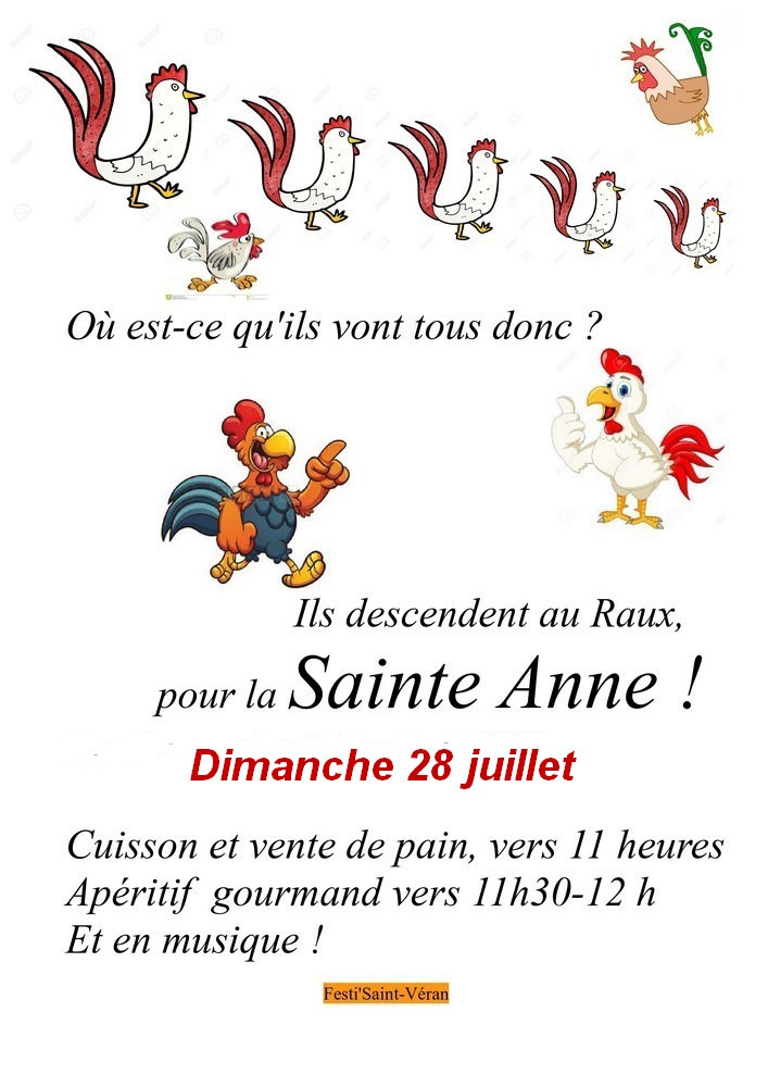 affiche sainte anne 2024